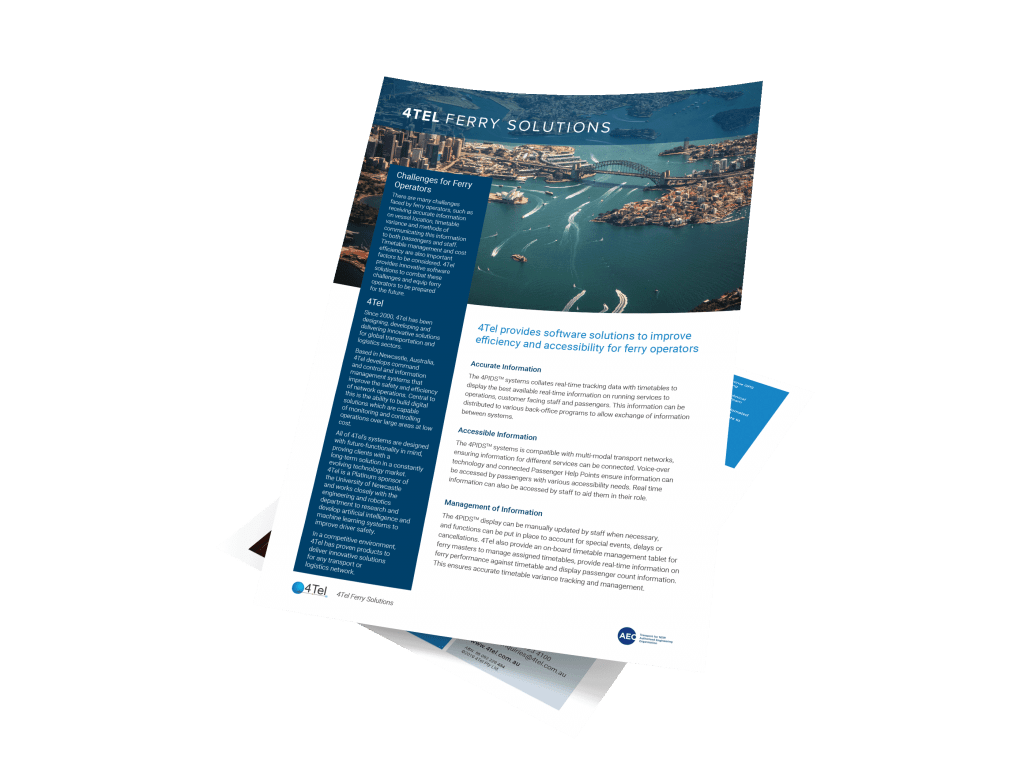 Ferry solutions flyer